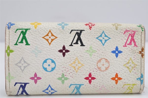 Auth Louis Vuitton Monogram Multicolor Multicles 4 Key Case M60043 White 1689K Online Hot Sale