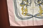 Authentic HERMES Carre 90 Scarf  BRIDES de GALA par   Silk Pink K8505 Online