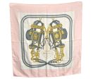 Authentic HERMES Carre 90 Scarf  BRIDES de GALA par   Silk Pink K8505 Online