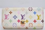 Auth Louis Vuitton Monogram Multicolor Multicles 4 Key Case M60043 White 1689K Online Hot Sale