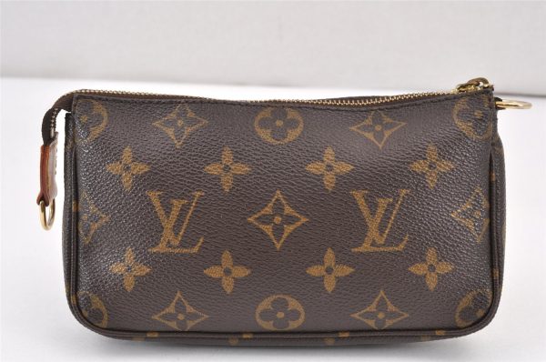 Authentic Louis Vuitton Monogram Pouch For Bucket PM LV 1793K Hot on Sale