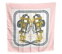 Authentic HERMES Carre 90 Scarf  BRIDES de GALA par  Silk Pink K8633 Fashion