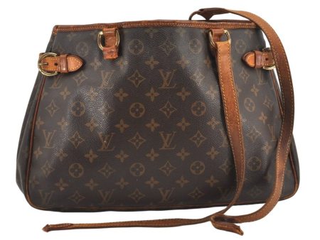 Auth Louis Vuitton Monogram Batignolles Horizontal Tote Bag M51154 Junk 2408K on Sale