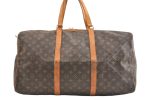 Authentic Louis Vuitton Monogram Sac Souple55 Hand Boston Bag M41622 LV 1797K Fashion