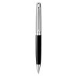 Caran D  Ache Leman Thick Ball Pen, Black   Chrome Trim Online now