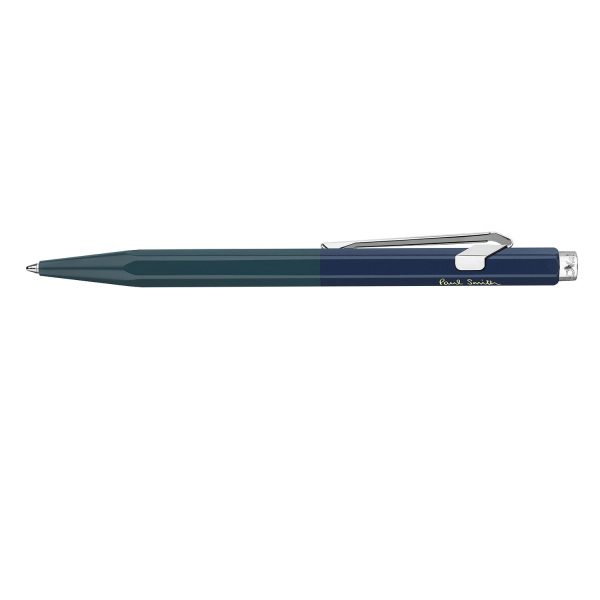 Caran d Ache 849 Paul Smith Ball Pen - Racing Green & Navy Blue (Limited Edition) Hot on Sale