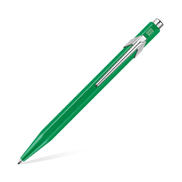 Caran D  Ache 849 Popline Metallic Ball Pen, Metallic Green For Cheap