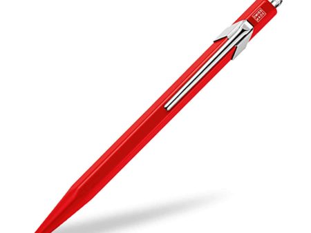 Caran D  Ache 849 Popline Ball Pen, Red Supply