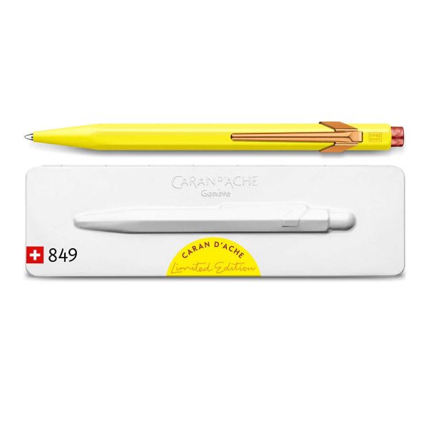 Caran d Ache 849 Claim Your Style Ball Pen - Canary Yellow (Limited Edition) on Sale