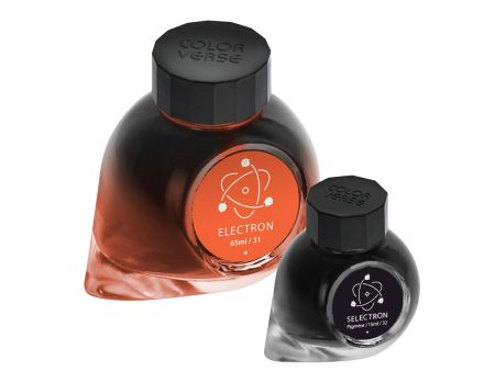 Colorverse Multiverse Electron & Selectron Ink Bottle, Orange (65ml) + Pigment Black (15ml) Sale