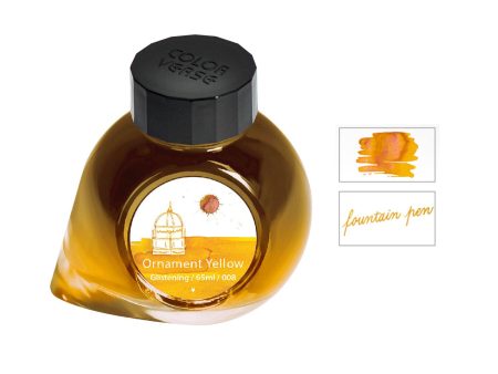 Colorverse Project Series Glistening Ornament Yellow Ink Bottle - 65ml Supply