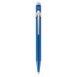 Caran D  Ache 849 Popline Metallic Ball Pen, Metallic Blue Discount