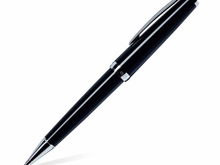 Cleo Skribent Classic Ball Pen, Black   Chrome Trim Online