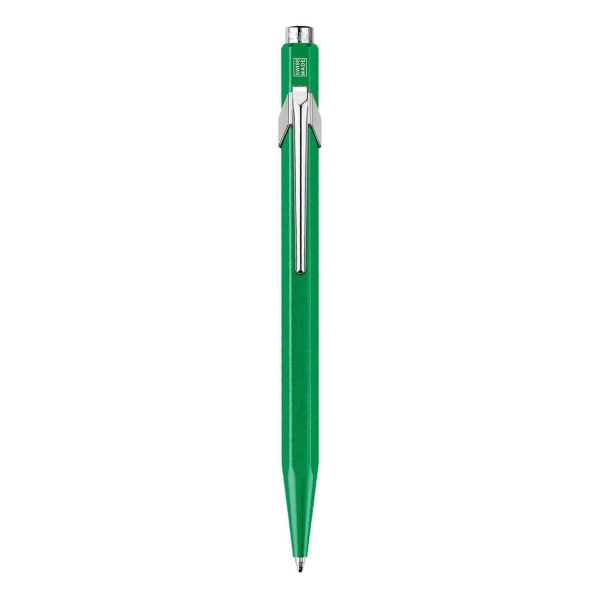 Caran D  Ache 849 Popline Metallic Ball Pen, Metallic Green For Cheap