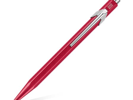 Caran D  Ache 849 Popline Metallic Ball Pen, Metallic Red Sale