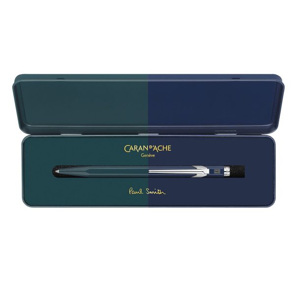 Caran d Ache 849 Paul Smith Ball Pen - Racing Green & Navy Blue (Limited Edition) Hot on Sale