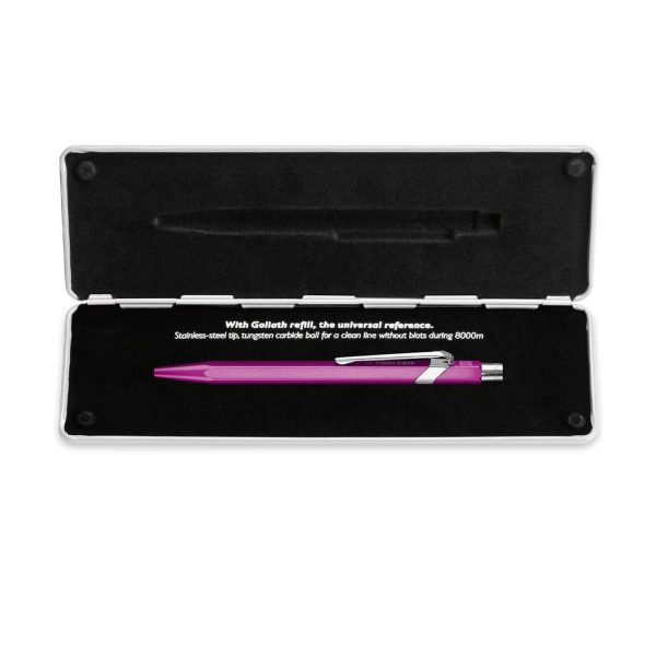 Caran D  Ache 849 Popline Metallic Ball Pen, Metallic Violet Supply