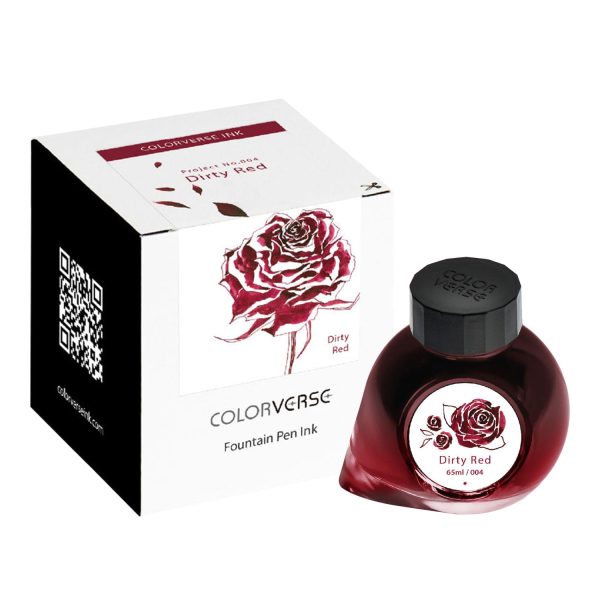 Colorverse Project Series Dirty Red Ink Bottle - 65ml Online