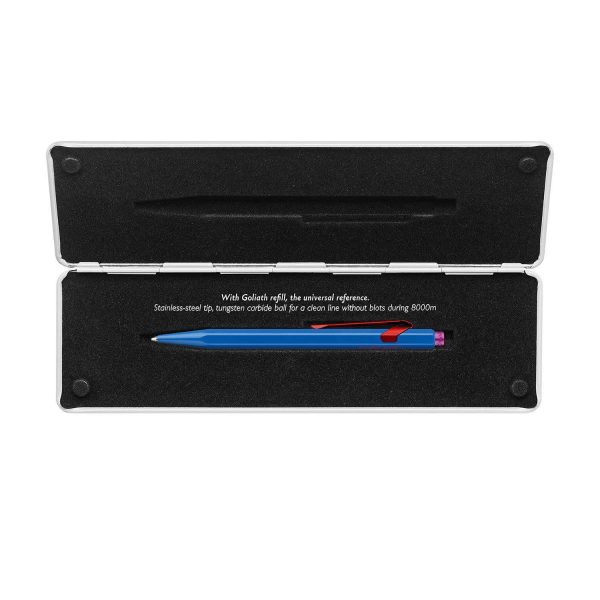 Caran d Ache 849 Claim Your Style Ball Pen - Cobalt Blue (Limited Edition) Fashion