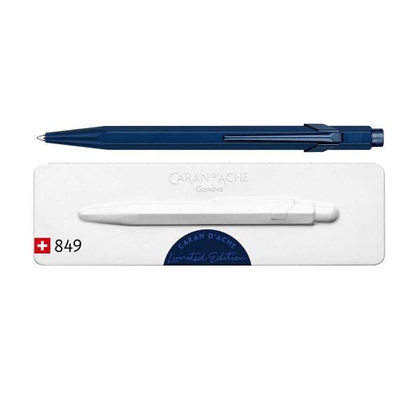 Caran d Ache 849 Claim Your Style Ball Pen - Midnight Blue (Limited Edition) For Discount