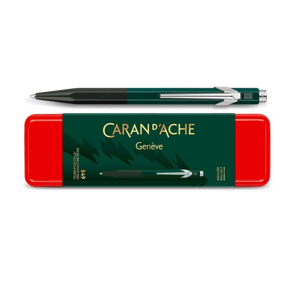 Caran d Ache 849 Wonder Forest Ball Pen - Green (Limited Edition) Online Hot Sale