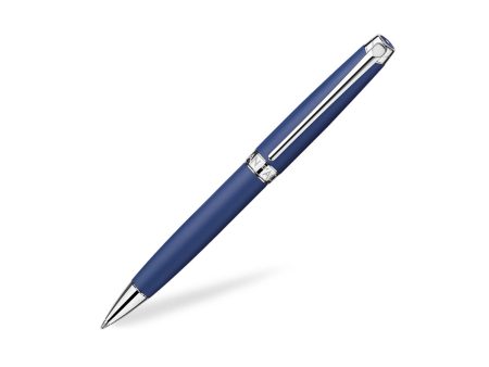 Caran d Ache Leman Ball Pen - Matte Night Blue Fashion