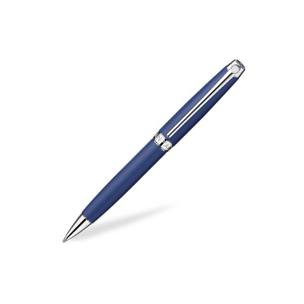 Caran d Ache Leman Ball Pen - Matte Night Blue Fashion