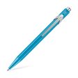 Caran D  Ache 849 Popline Metallic Ball Pen, Metallic Turquoise Online Sale