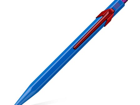 Caran d Ache 849 Claim Your Style Ball Pen - Cobalt Blue (Limited Edition) Fashion