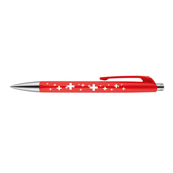 Caran D  Ache Infinite Super Hero Ball Pen, Red Supply