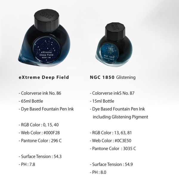 Colorverse Eye on the Universe Extreme Deep Field & NGC Ink Bottle - 65ml + 15ml Discount