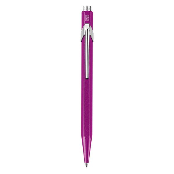 Caran D  Ache 849 Popline Metallic Ball Pen, Metallic Violet Supply