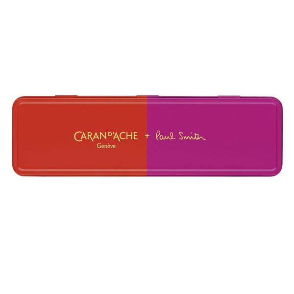 Caran d Ache 849 Paul Smith Ball Pen - Warm Red & Melrose Pink (Limited Edition) on Sale