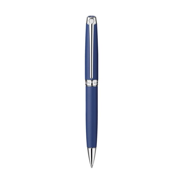 Caran d Ache Leman Ball Pen - Matte Night Blue Fashion