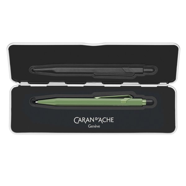 Caran d Ache 849 Claim Your Style Ball Pen - Clay Green (Limited Edition) For Discount