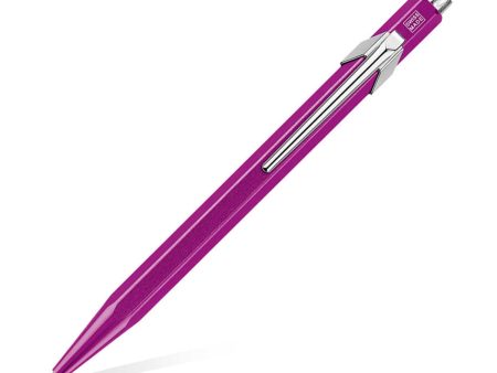 Caran D  Ache 849 Popline Metallic Ball Pen, Metallic Violet Supply