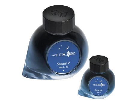 Colorverse Spaceward Saturn V Ink Bottle, Dark Blue - 65ml + 15ml Online Hot Sale