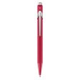 Caran D  Ache 849 Popline Metallic Ball Pen, Metallic Red Sale