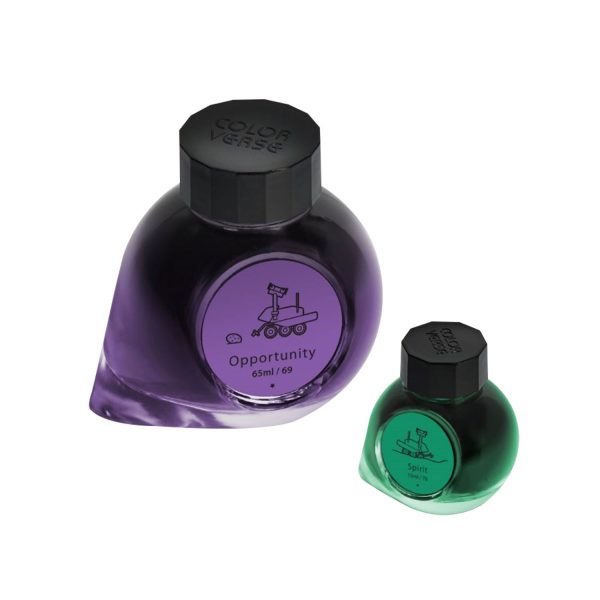 Colorverse Red Planet Opportunity & Spirit Ink Bottle, Purple (65ml) + Green (15ml) Online Hot Sale