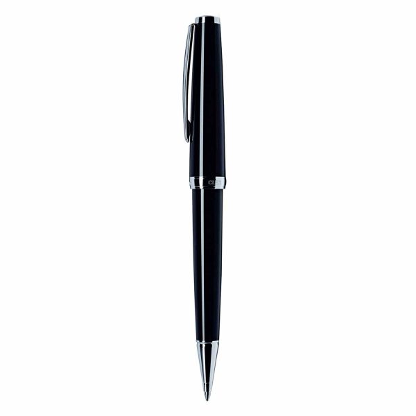 Cleo Skribent Classic Ball Pen, Black   Chrome Trim Online