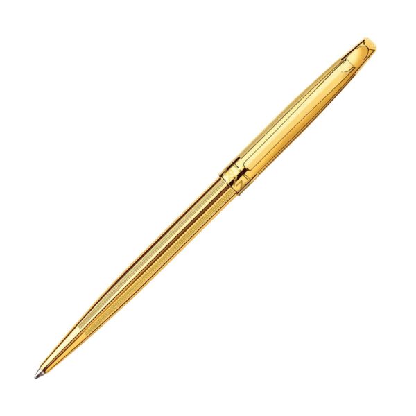 Caran D  Ache Hexagonal Madison Ball Pen, Gold Cheap